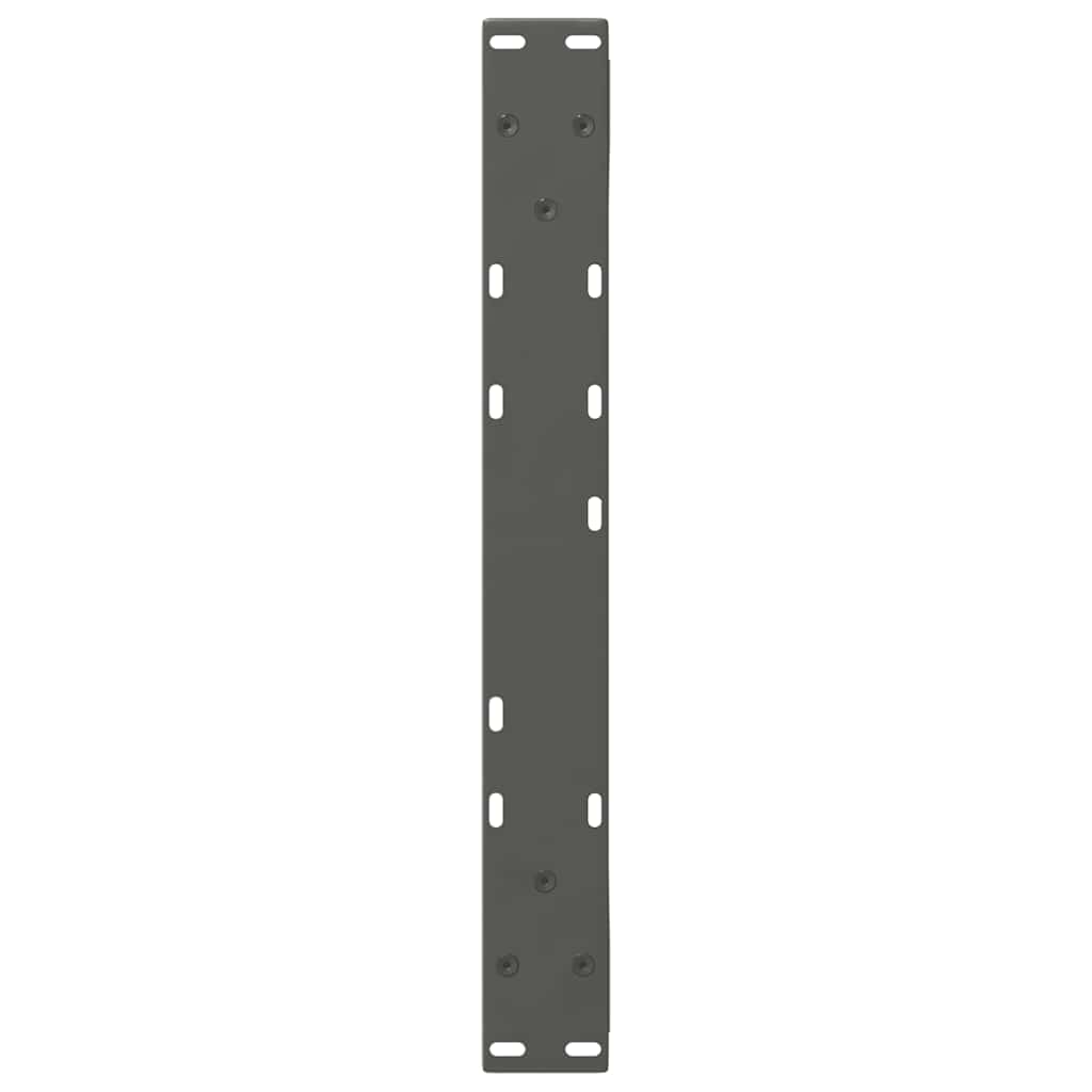 Salontafelpoten 2 st 60x(42-43,3) cm staal antraciet