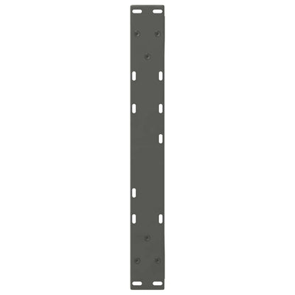 Salontafelpoten 2 st 60x(42-43,3) cm staal antraciet