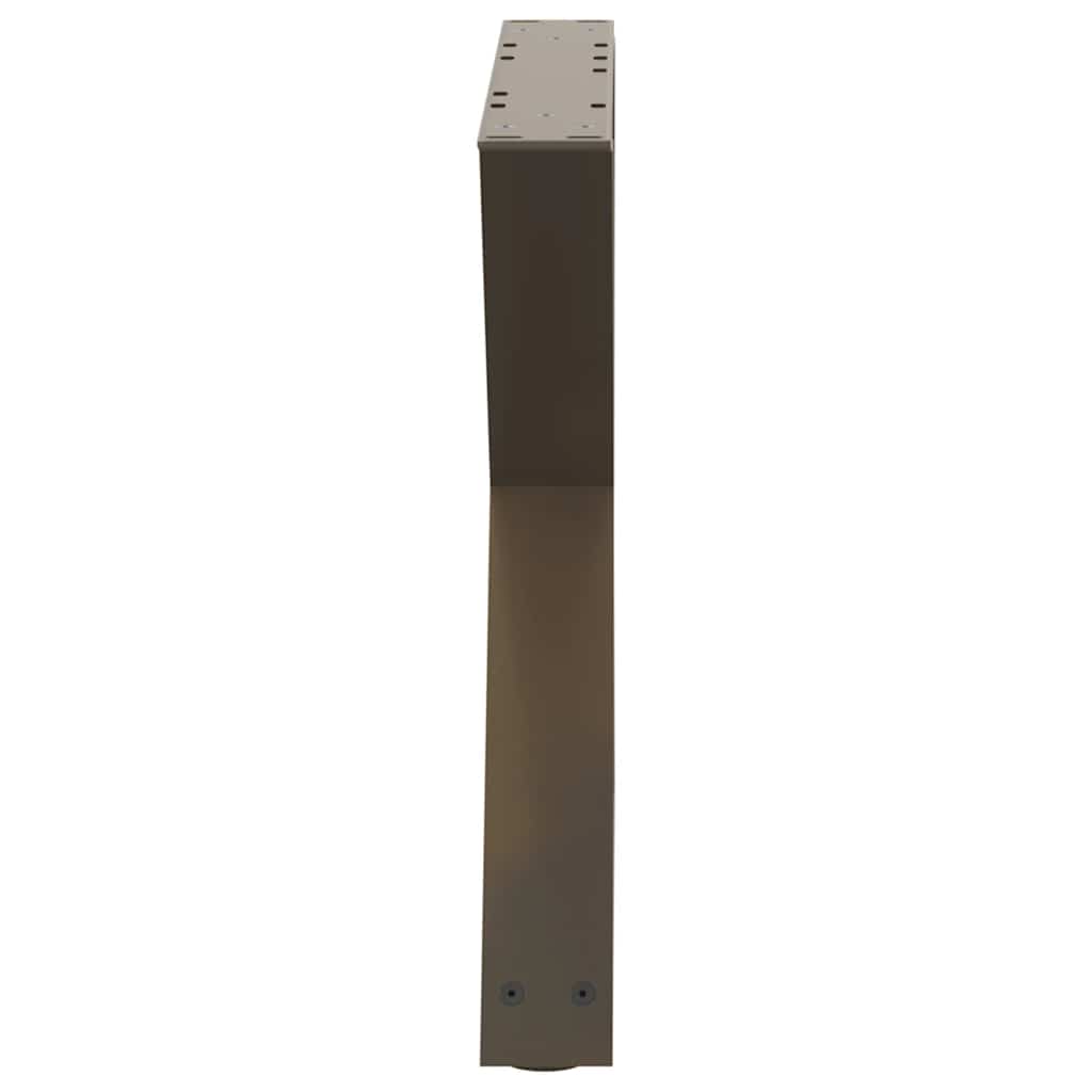 Salontafelpoten 2 st 60x(42-43,3) cm staal naturel