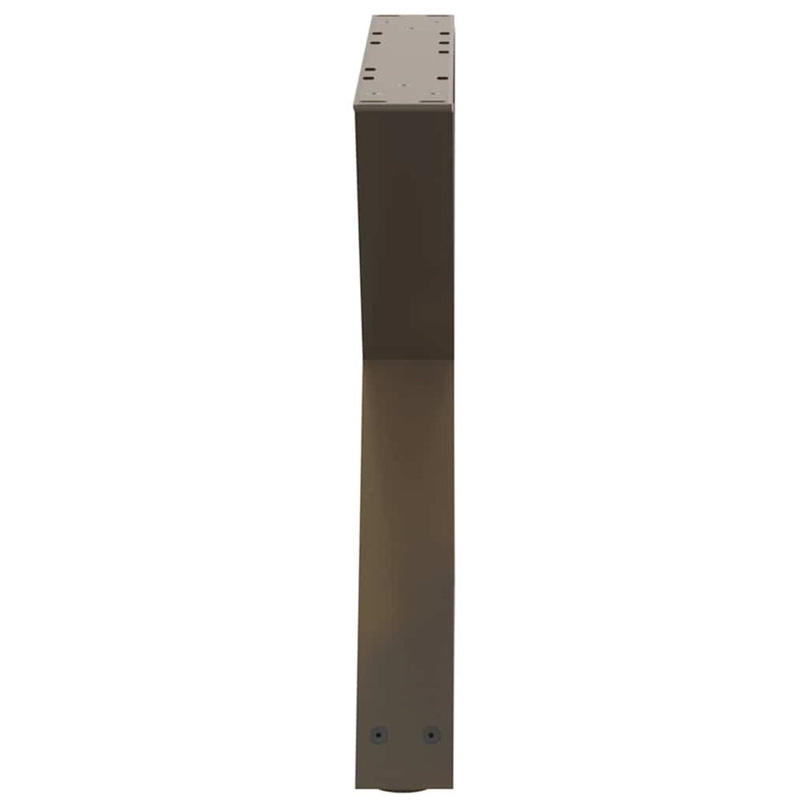 Salontafelpoten 2 st 60x(42-43,3) cm staal naturel