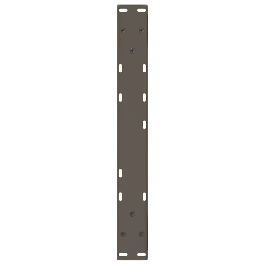 Salontafelpoten 2 st 60x(42-43,3) cm staal naturel