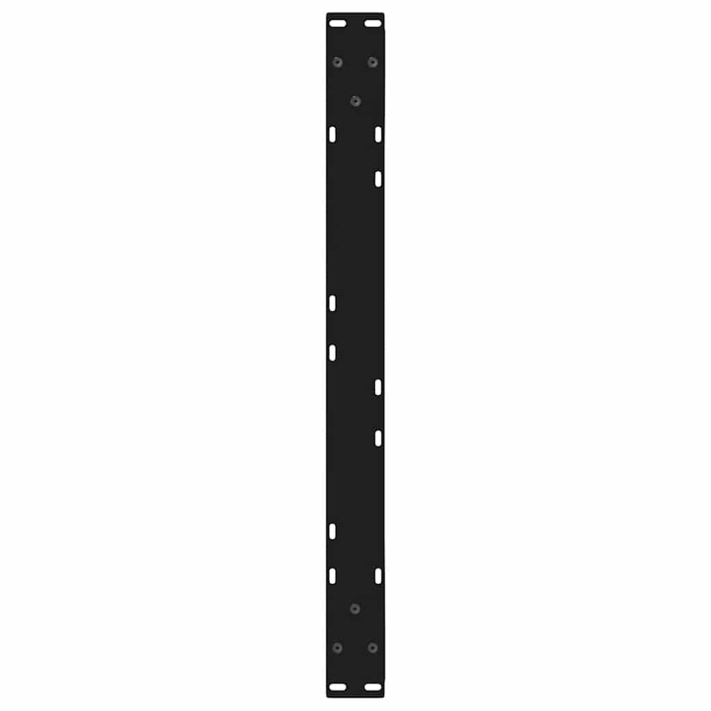 Salontafelpoten 2 st 70x(42-43,3) cm staal zwart