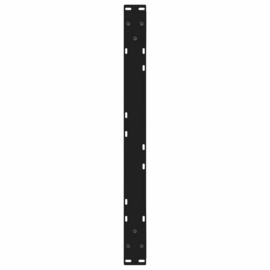 Salontafelpoten 2 st 70x(42-43,3) cm staal zwart