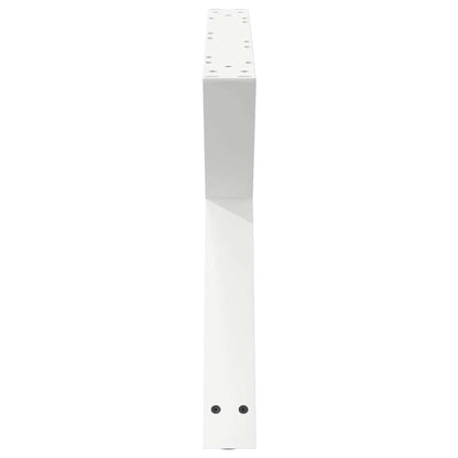 Salontafelpoten 2 st 70x(42-43,3) cm staal wit