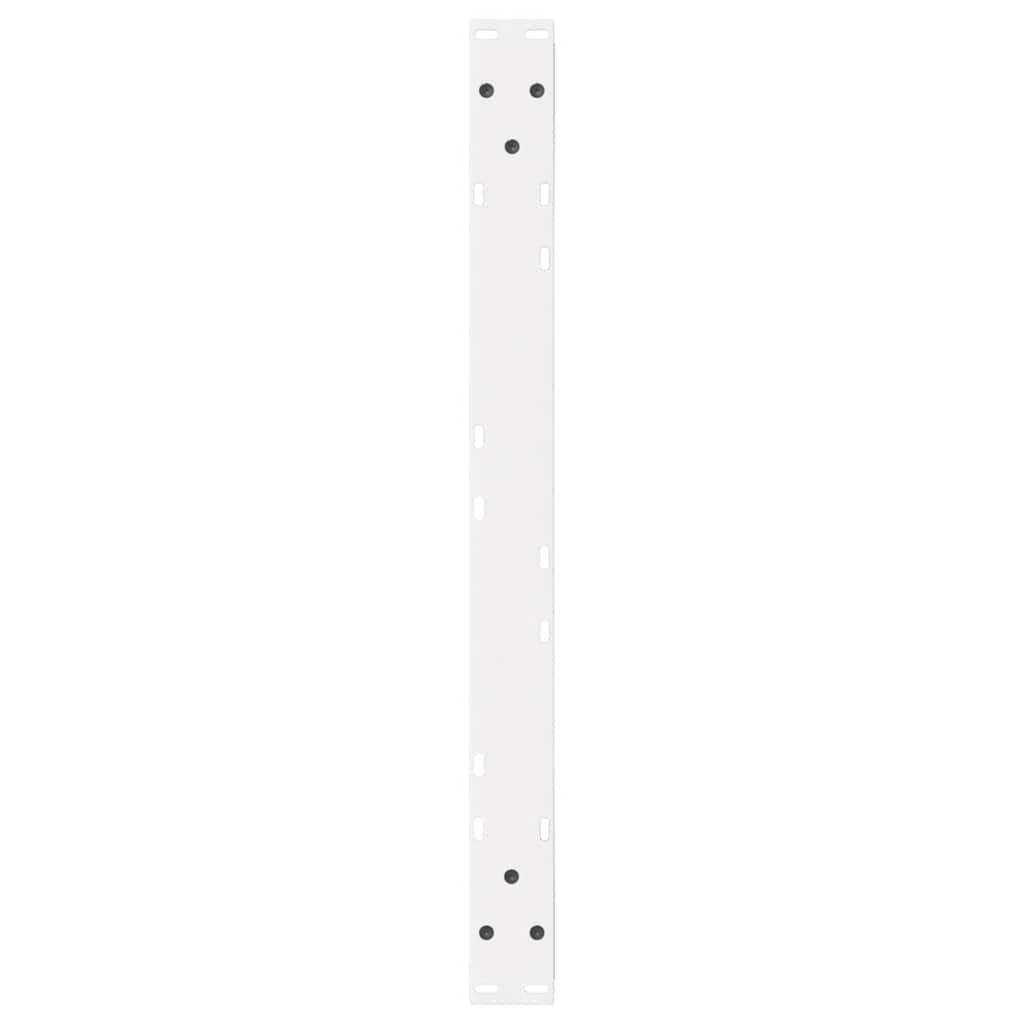 Salontafelpoten 2 st 70x(42-43,3) cm staal wit
