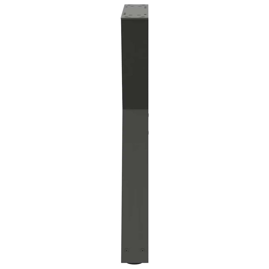 Eettafelpoten 2 st 60x(72-73,3) cm staal antraciet
