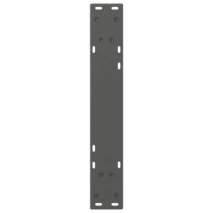 Eettafelpoten 2 st 60x(72-73,3) cm staal antraciet