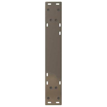 Eettafelpoten 2 st 60x(72-73,3) cm staal naturel