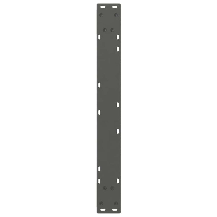 Eettafelpoten 2 st 70x(72-73,3) cm staal antraciet