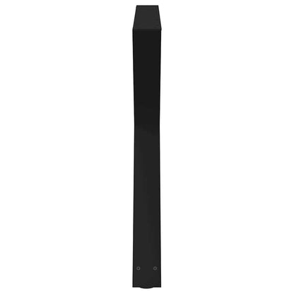 Eettafelpoten 2 st 90x(72-73,3) cm staal zwart