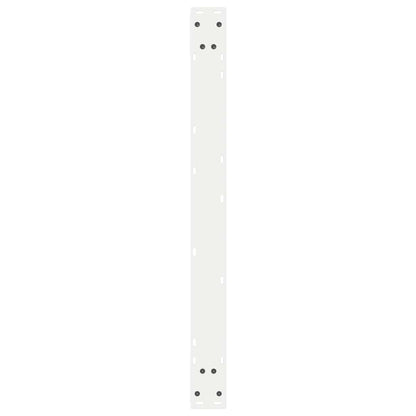 Eettafelpoten 2 st 90x(72-73,3) cm staal wit