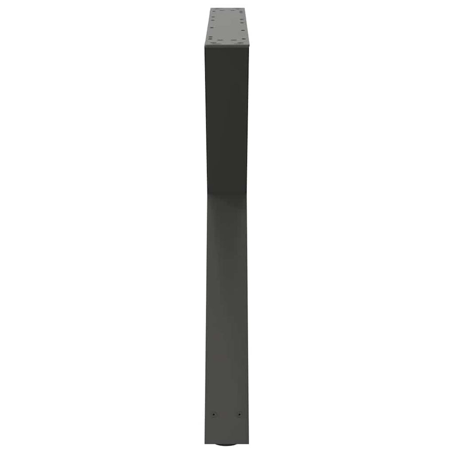 Eettafelpoten 2 st 90x(72-73,3) cm staal antraciet