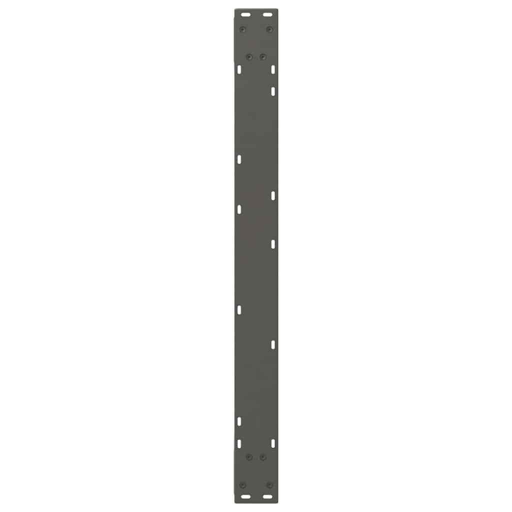Eettafelpoten 2 st 90x(72-73,3) cm staal antraciet