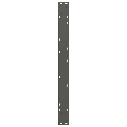Eettafelpoten 2 st 90x(72-73,3) cm staal antraciet