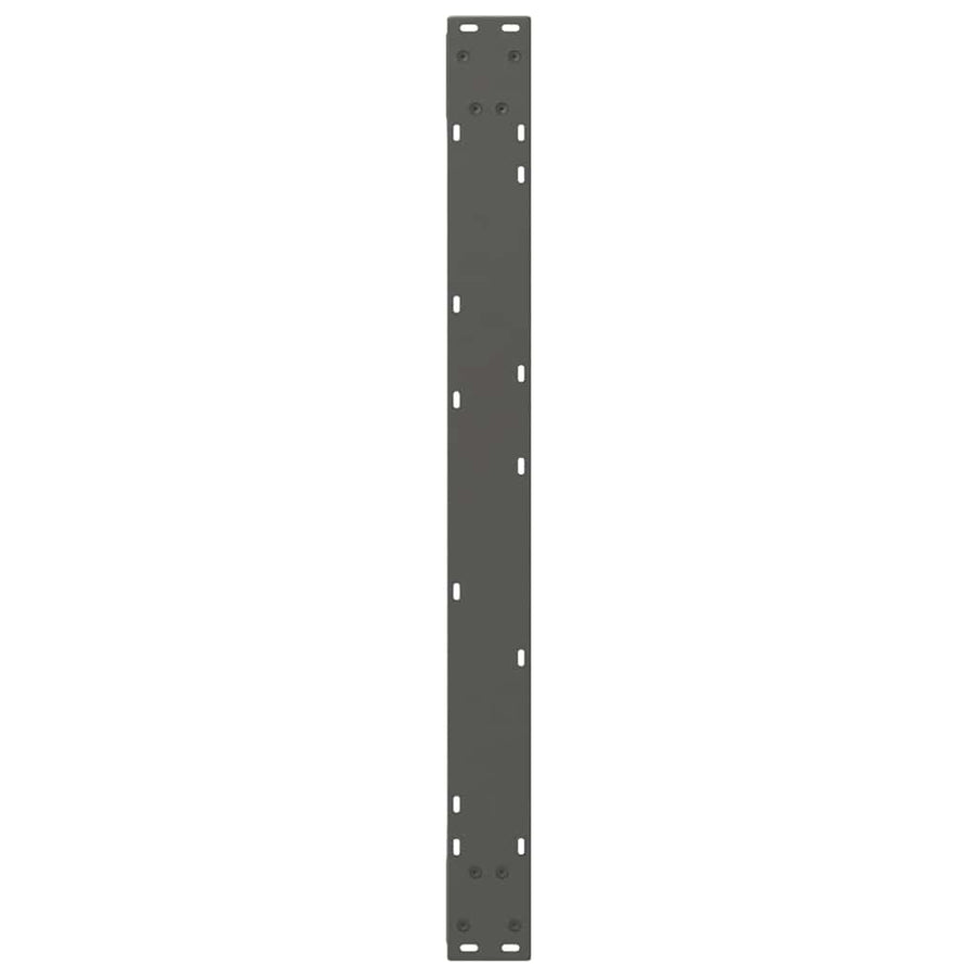 Eettafelpoten 2 st 90x(72-73,3) cm staal antraciet