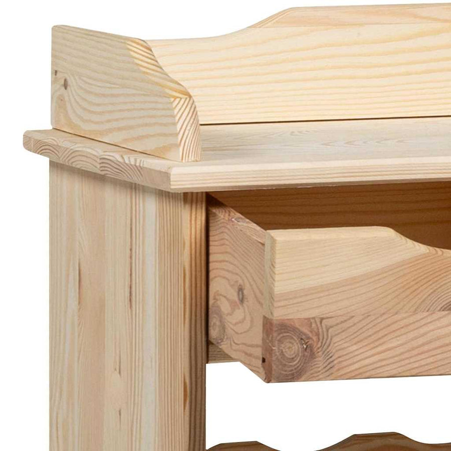 Wijnrek Naturel 58 x 28 x 90 cm Massief grenenhout