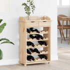 Wijnrek Naturel 58 x 28 x 90 cm Massief grenenhout