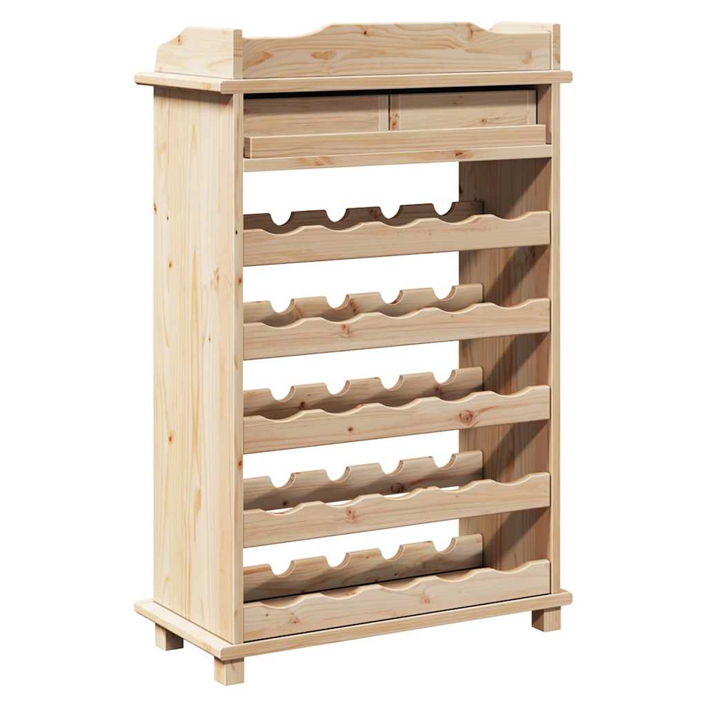 Wijnrek Naturel 58 x 28 x 90 cm Massief grenenhout