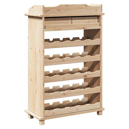 Wijnrek Naturel 58 x 28 x 90 cm Massief grenenhout