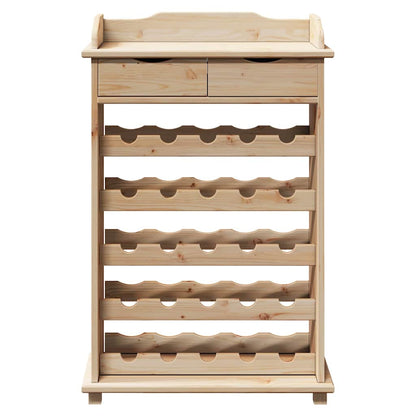 Wijnrek Naturel 58 x 28 x 90 cm Massief grenenhout