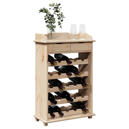 Wijnrek Naturel 58 x 28 x 90 cm Massief grenenhout