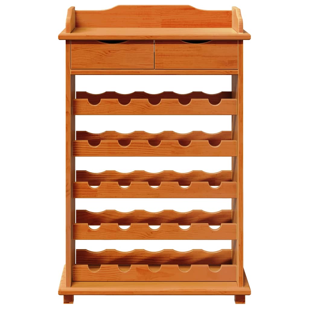 Wijnrek Bruin 58 x 28 x 90 cm Massief grenenhout