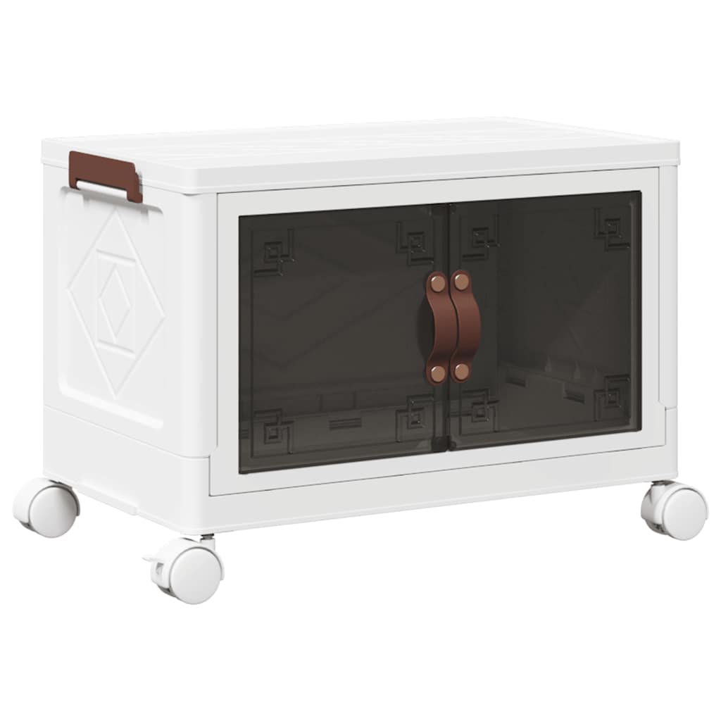 Opbergbox stapelbaar met wielen 28 L 48x29,5x33 cm