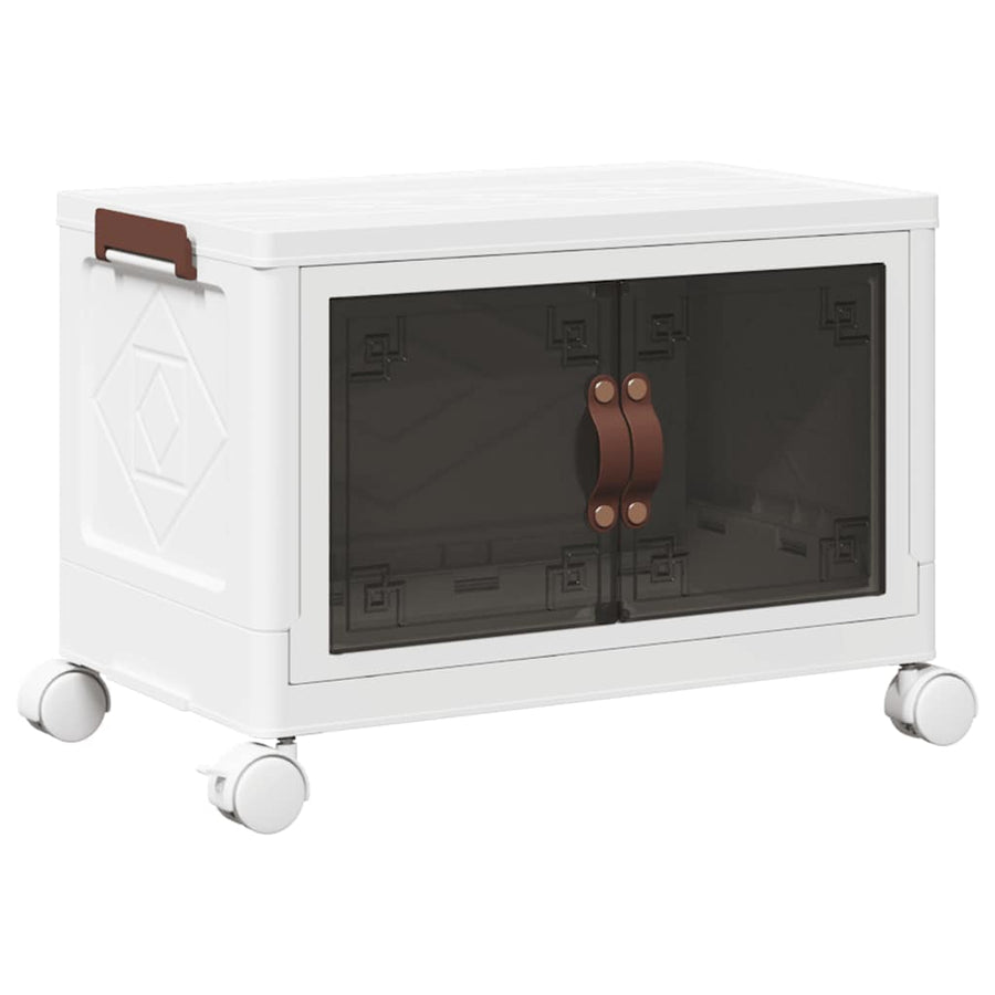 Opbergbox stapelbaar met wielen 28 L 48x29,5x33 cm