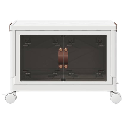 Opbergbox stapelbaar met wielen 28 L 48x29,5x33 cm