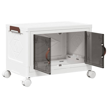 Opbergbox stapelbaar met wielen 28 L 48x29,5x33 cm