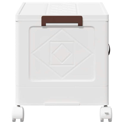 Opbergbox stapelbaar met wielen 28 L 48x29,5x33 cm