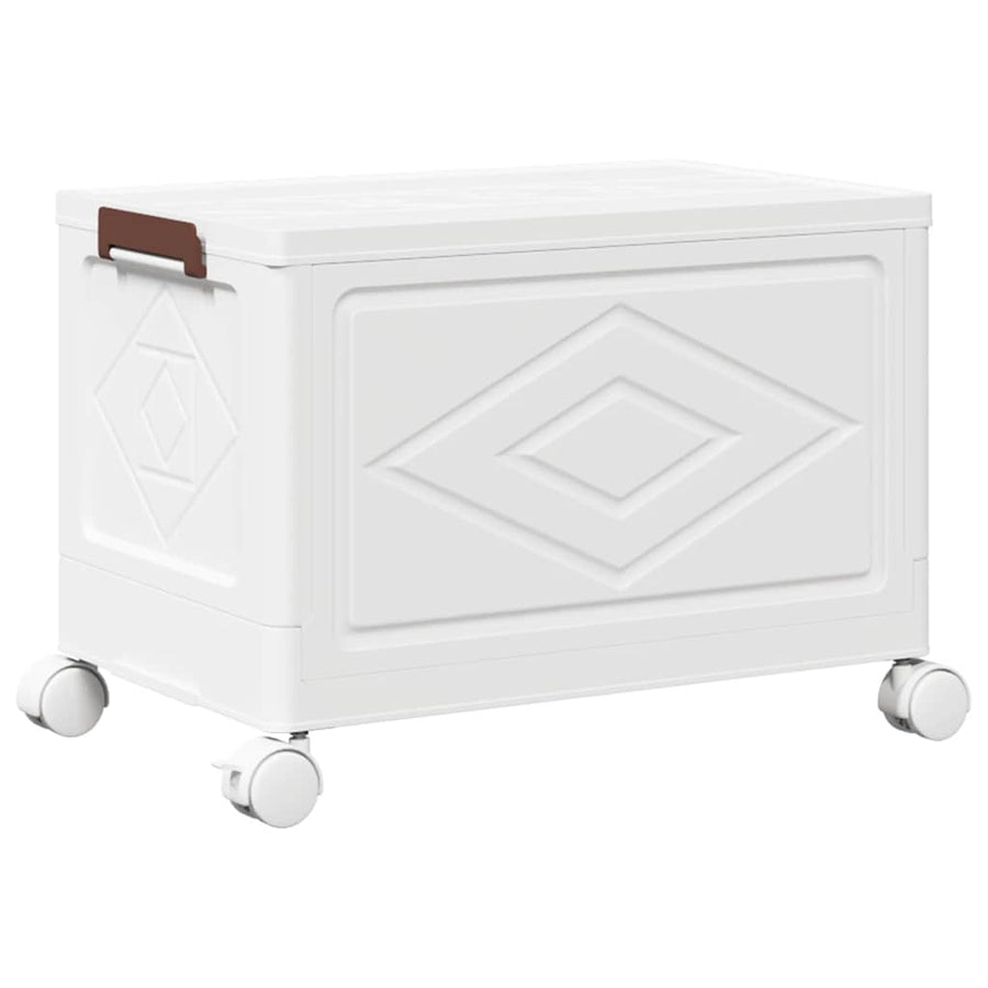 Opbergbox stapelbaar met wielen 28 L 48x29,5x33 cm