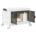 Opbergbox 28L stapelbaar met wielen 48x29,5x33 cm