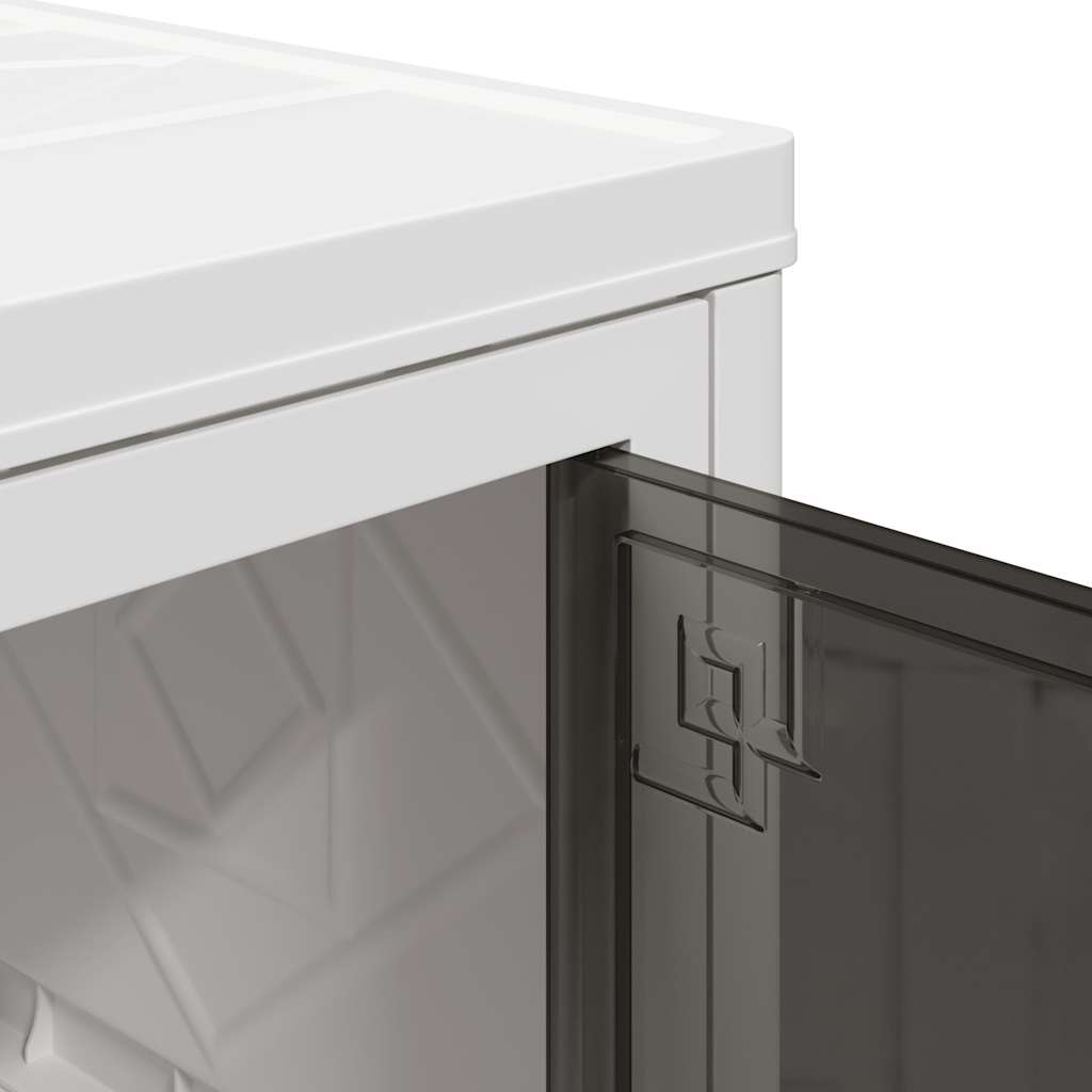Opbergbox stapelbaar met wielen 3-laags 75 L 69x39,5x110,5 cm