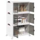 Opbergbox 75L 69x39,5x110,5 cm met wielen