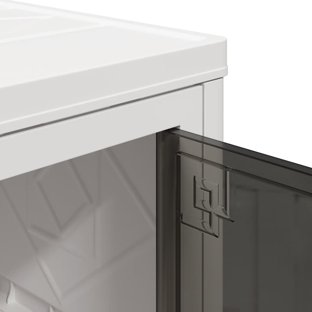 Opbergbox stapelbaar met wielen 4-laags 28 L 48,5x29,5x112,5 cm
