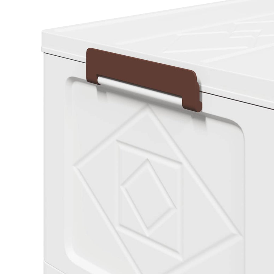 Opbergbox stapelbaar met wielen 4-laags 28 L 48,5x29,5x112,5 cm