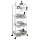 Opbergtrolley 4-laags 37x28x95 cm acryl