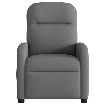 Fauteuil elektrisch verstelbaar stof donkergrijs