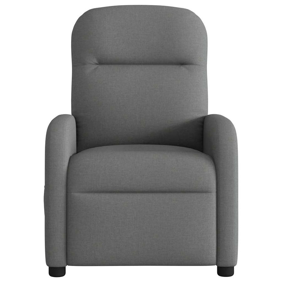 Fauteuil elektrisch verstelbaar stof donkergrijs