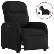 Fauteuil elektrisch verstelbaar stof zwart
