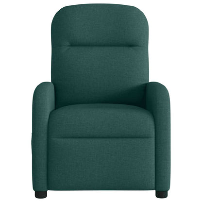 Fauteuil verstelbaar elektrisch stof donkergroen