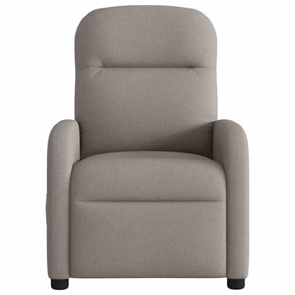 Massagestoel elektrisch verstelbaar stof taupe