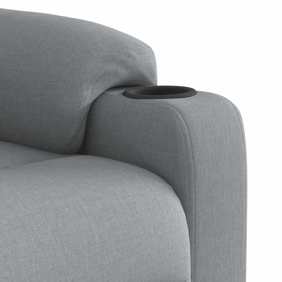 Fauteuil Stof Lichtgrijs Nee Elektrisch verstelbaar