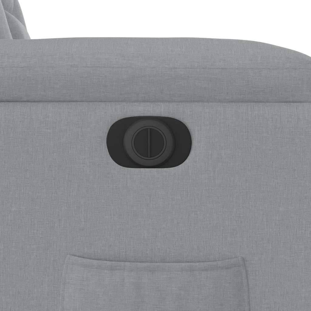 Fauteuil Stof Lichtgrijs Nee Elektrisch verstelbaar