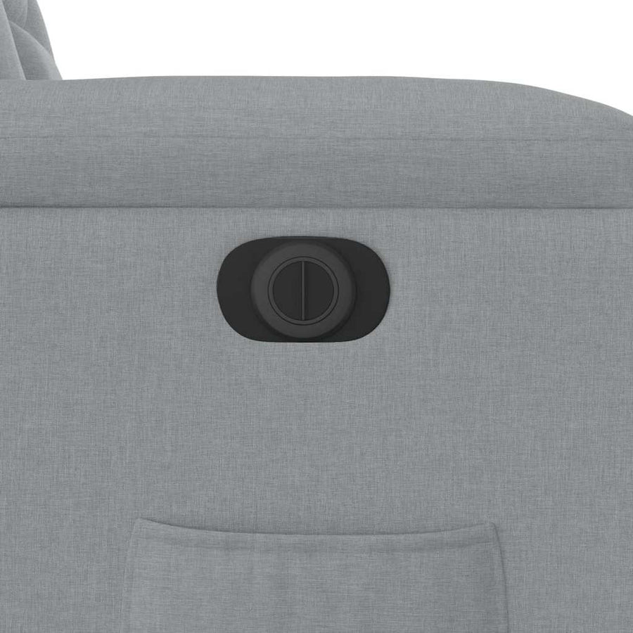 Fauteuil Stof Lichtgrijs Nee Elektrisch verstelbaar