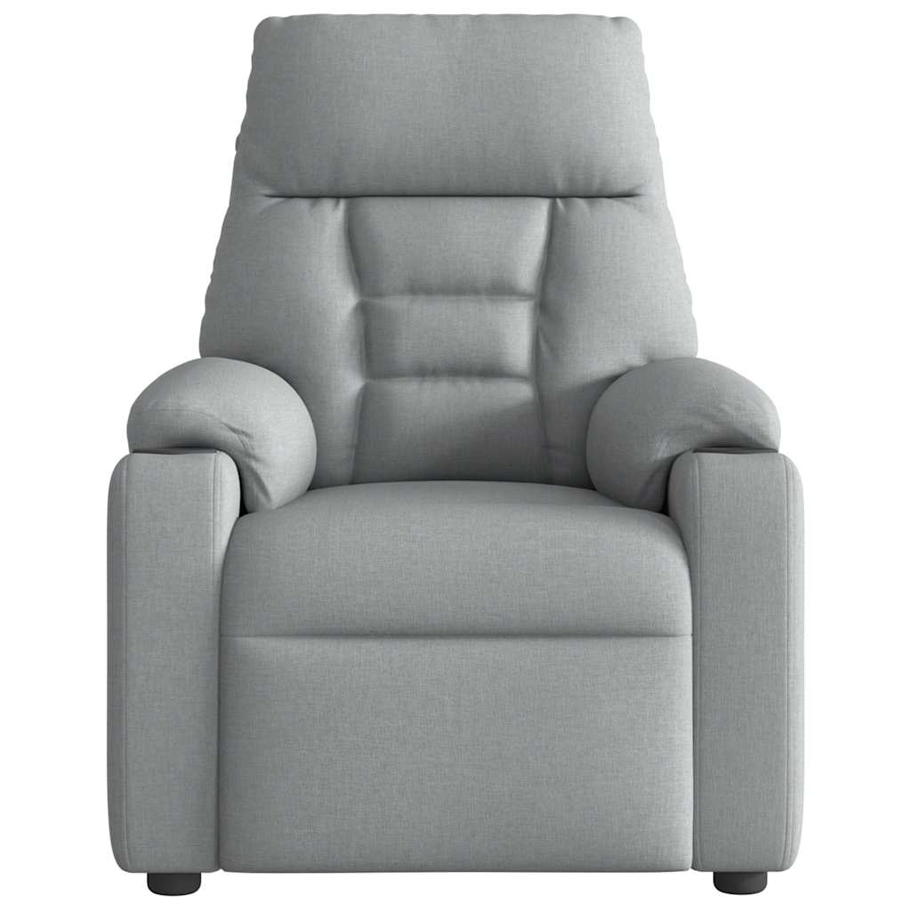 Fauteuil Stof Lichtgrijs Nee Elektrisch verstelbaar