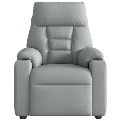 Fauteuil Stof Lichtgrijs Nee Elektrisch verstelbaar