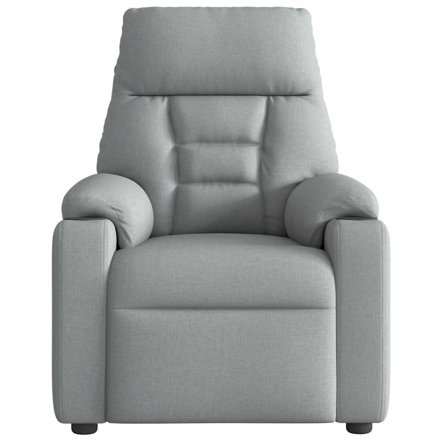 Fauteuil Stof Lichtgrijs Nee Elektrisch verstelbaar