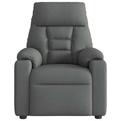 Fauteuil elektrisch verstelbaar stof donkergrijs
